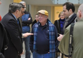 Ričard Drajfus u razgledanju Jugoslovenske kinoteke
