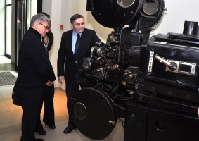 Aleksandar Sokurov u Muzeju Jugoslovenske kinoteke
