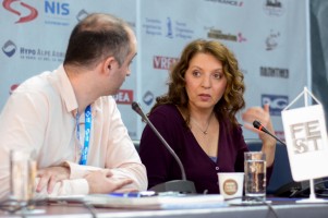 Mirjana Karanović, actress in  "Cure - zivot druge"