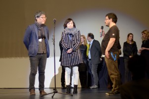 Sang Man Kim, režiser i Dženi Kim, producent filma "Tenor" 